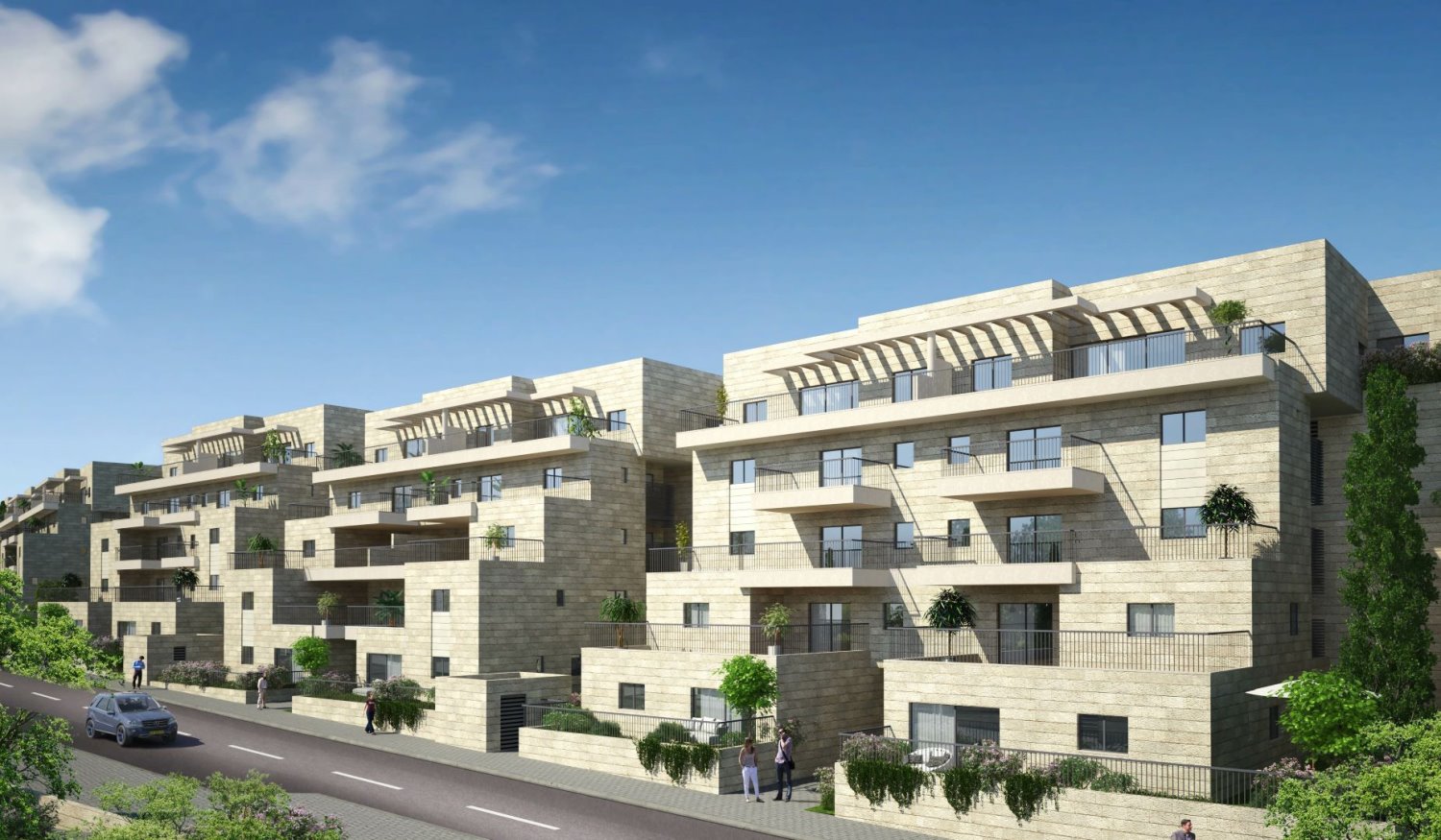 כך ייראו הבניינים במורדות מלחה. הדמיה: אדריכל אלכס קרופיצקי וא.א. סטודיו כך ייראו הבניינים במורדות מלחה. הדמיה: אדריכל אלכס קרופיצקי וא.א. סטודיו