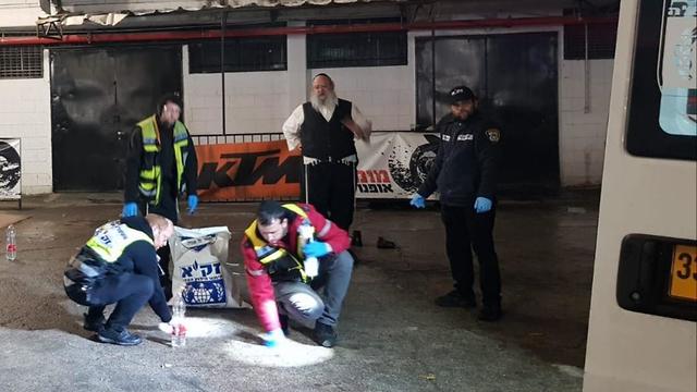 זירת האירוע. צילום: דוברות זק"א זירת האירוע. צילום: דוברות זק"א
