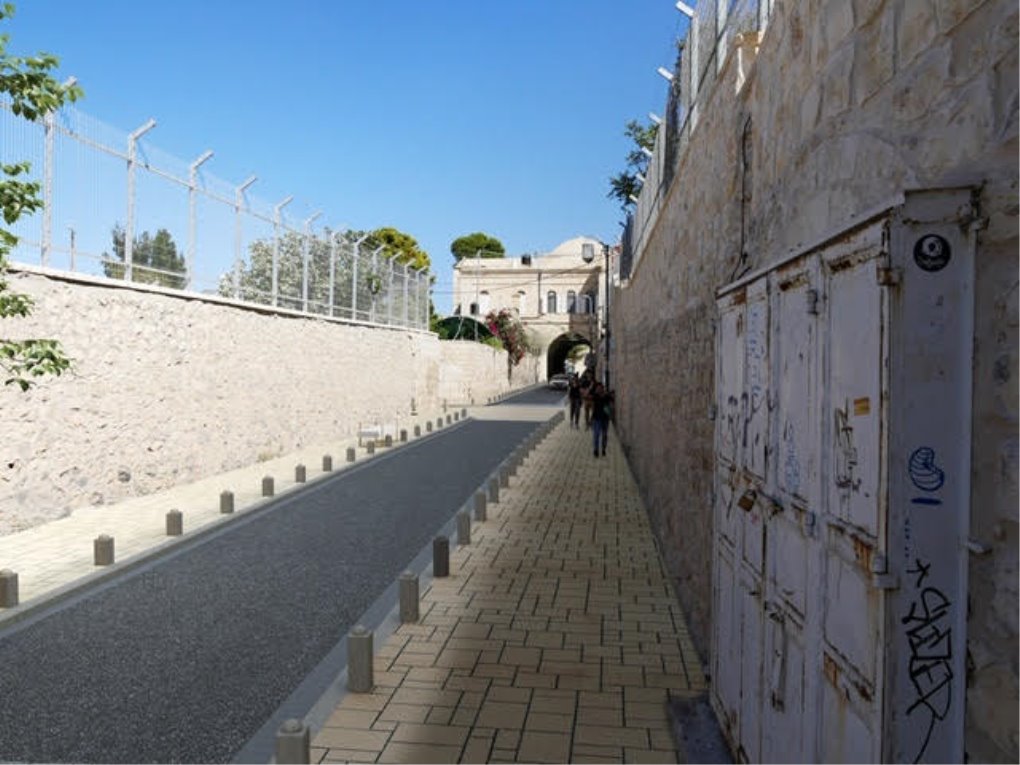רחוב הפטריארכיה הארמנית, העיר העתיקה בירושלים (הדמיה: ארקאפקט עדי בואנו) רחוב הפטריארכיה הארמנית, העיר העתיקה בירושלים (הדמיה: ארקאפקט עדי בואנו)