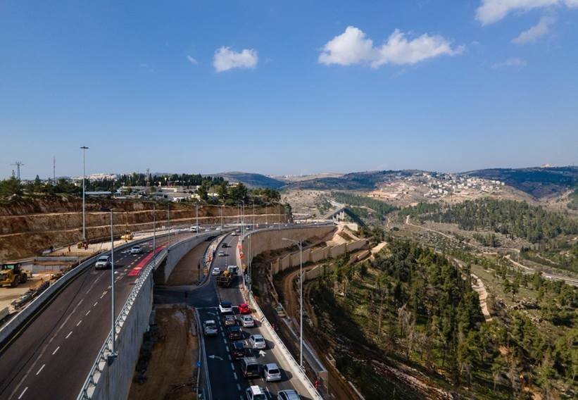 מחלף סחרוב. צילום: חברת מוריה