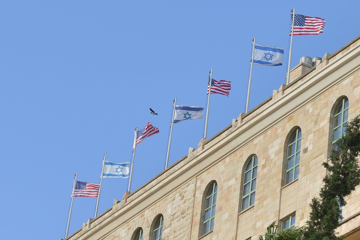 מעל מלון המלך דוד. צילום: יהודית הרפז