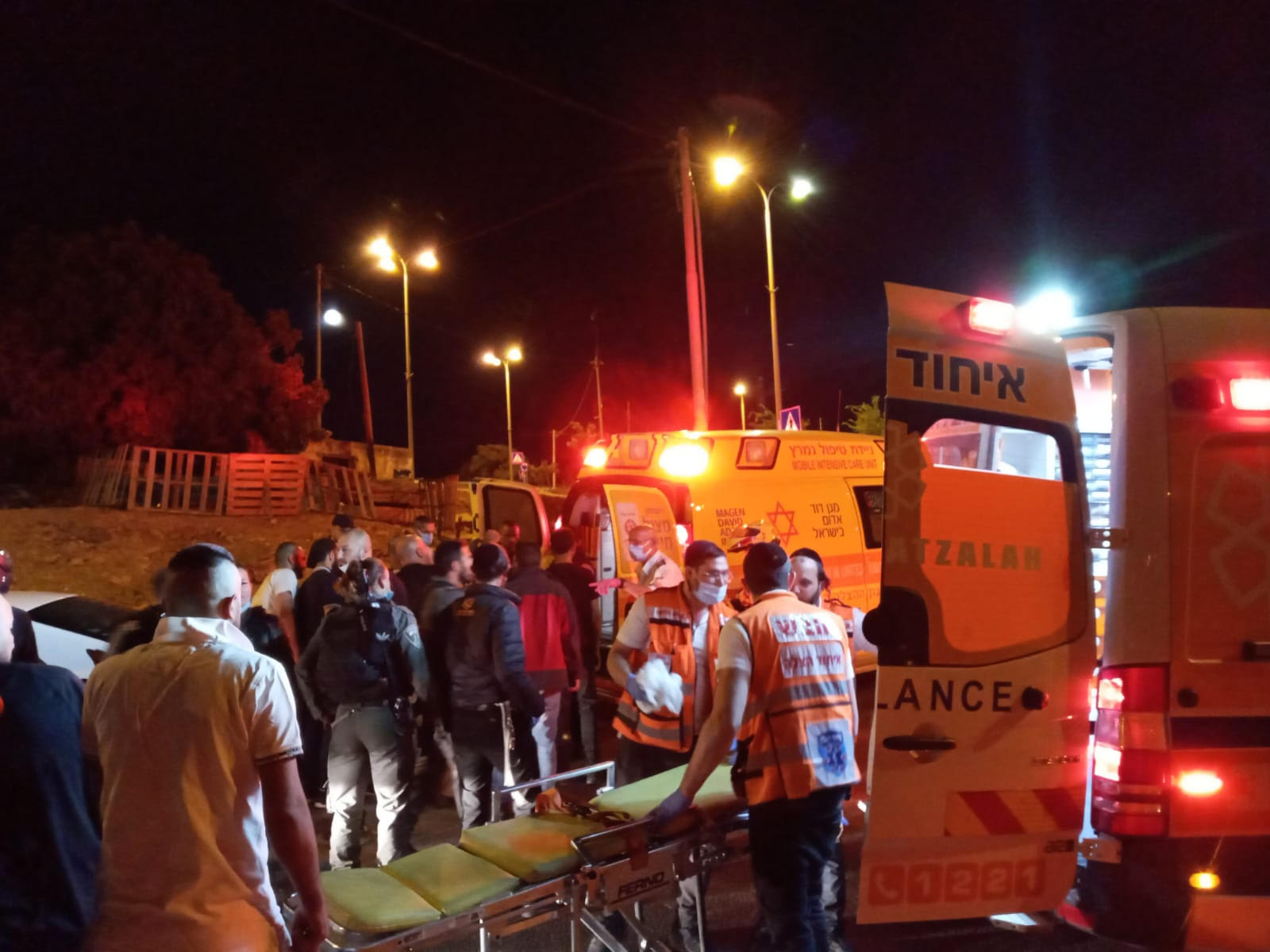 זירת האירוע בשועפאט(צילום: איחוד הצלה) זירת האירוע בשועפאט(צילום: איחוד הצלה)