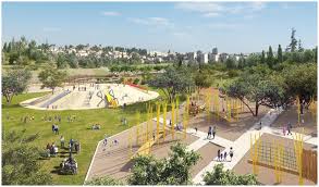 הדמיית פארק האסבסטונים (צילום הדמיה: הרשות לפיתוח ירושלים