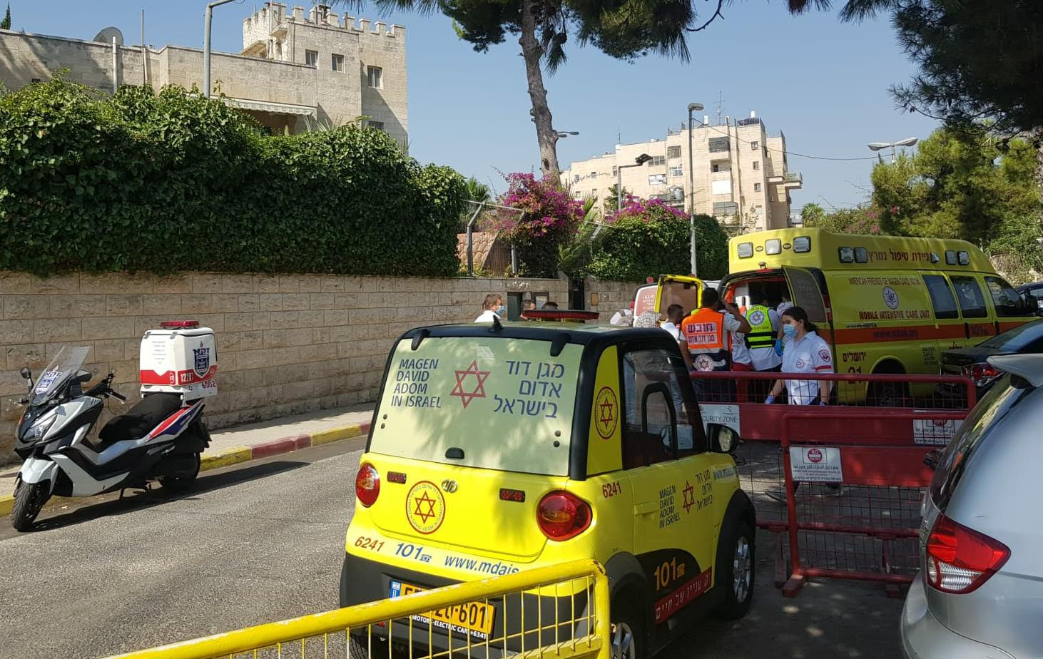 זירת האירוע. צילום: תיעוד מבצעי מד&quot;א