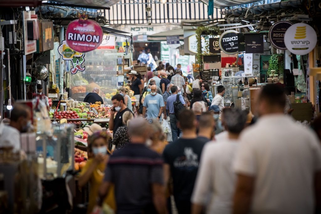 שוק מחנה־יהודה בירושלים. צילום: יונתן זינדל, פלאש 90