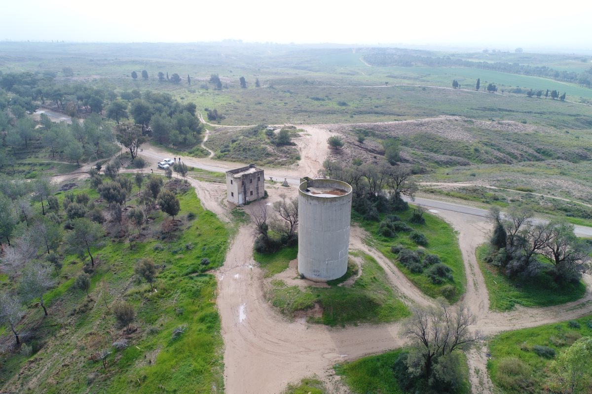 עוטף עזה שיקום אתרי שריפה  אזור יער בארי, נחאביר וכלניות. קרדיט כאמל עליאן