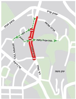 רחוב דוד המלך, שלב ב'. באדיבות חברת מוריה