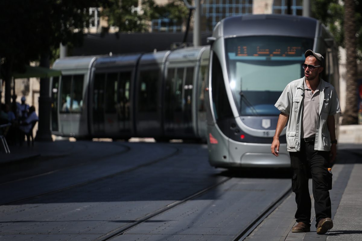 הרכבת הקלה. צילום אילוסטרציה: הדס פרוש, פלאש 90 