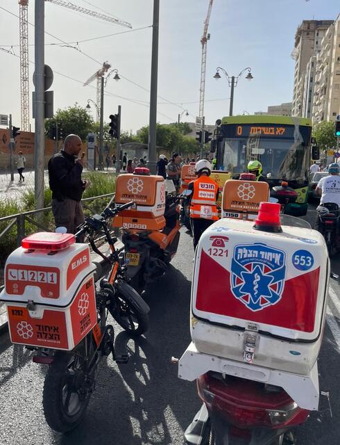 מזירת האירוע. (צילום: דוברות איחוד הצלה) מזירת האירוע. (צילום: דוברות איחוד הצלה)