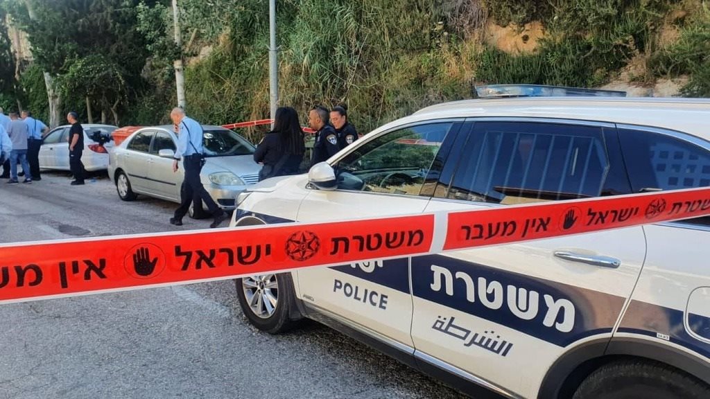 מזירת האירוע (צילום: דוברות המשטרה) מזירת האירוע (צילום: דוברות המשטרה)
