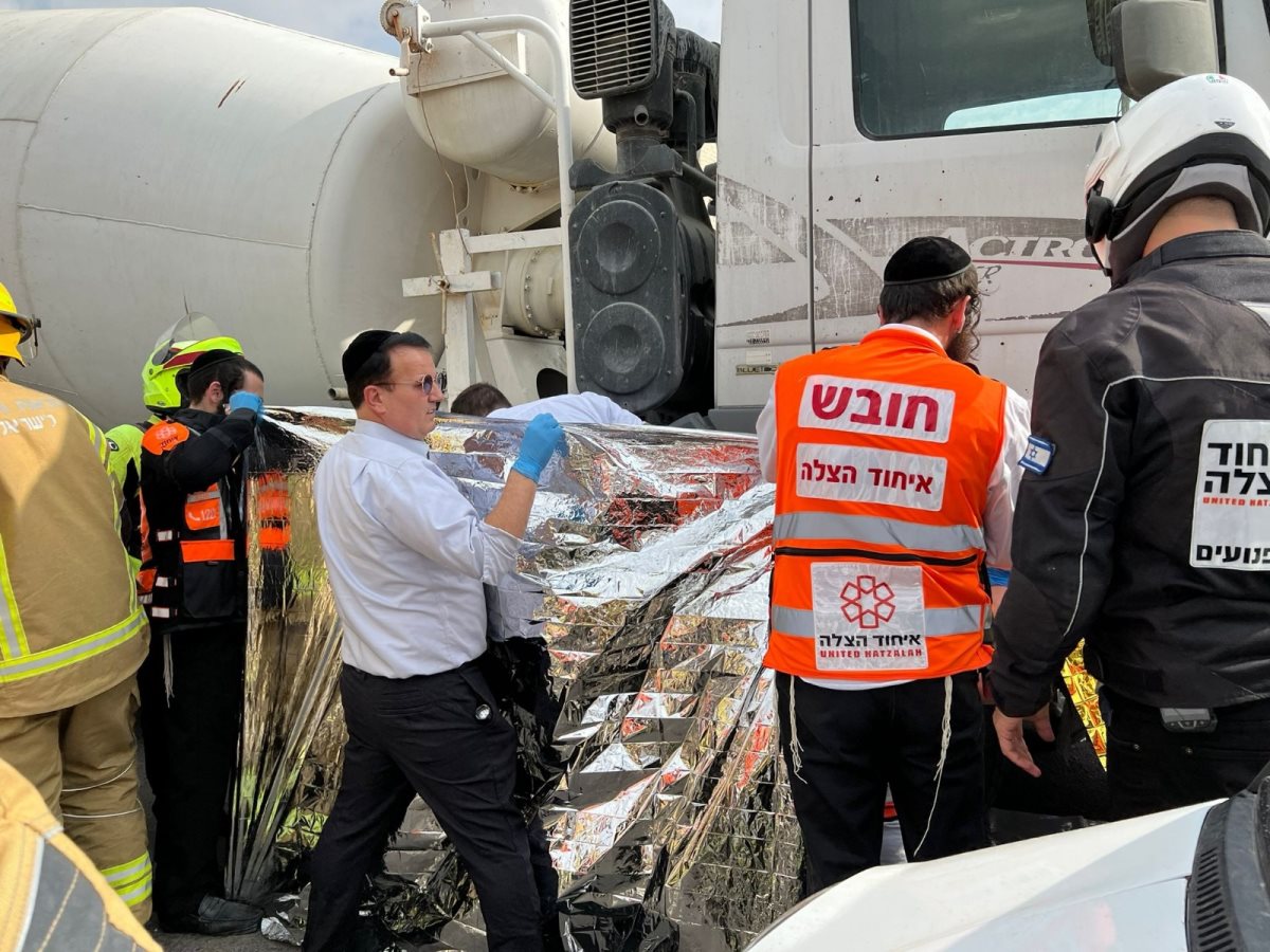 זירת האירוע. צילום: דוברות איחוד הצלה 