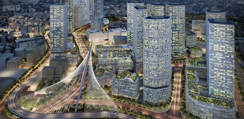 מתחמים A2, A3 ו־B ברובע הכניסה לעיר ירושלים / הדמיה: חברת עדן, החברה העירונית לפיתוח כלכלי מתחמים A2, A3 ו־B ברובע הכניסה לעיר ירושלים / הדמיה: חברת עדן, החברה העירונית לפיתוח כלכלי