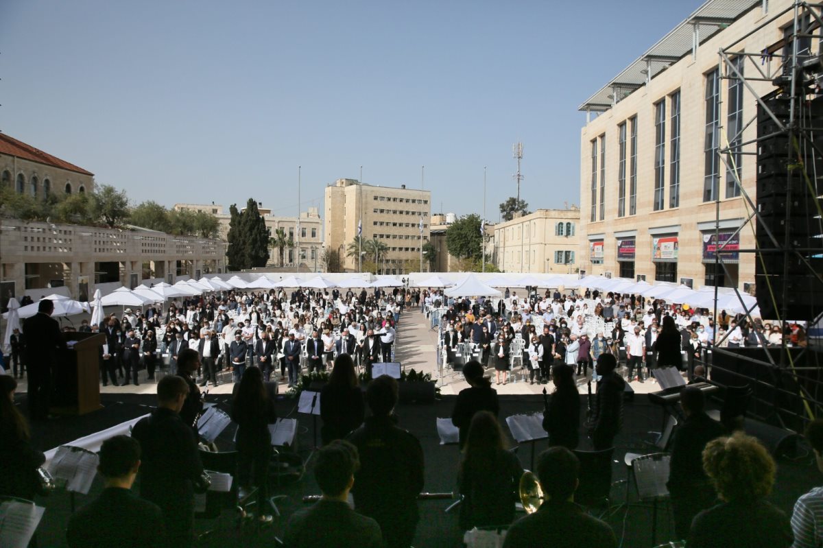 יום הזיכרון לשואה ולגבורה 2022 בירושלים. צילום: ארנון בוסאני