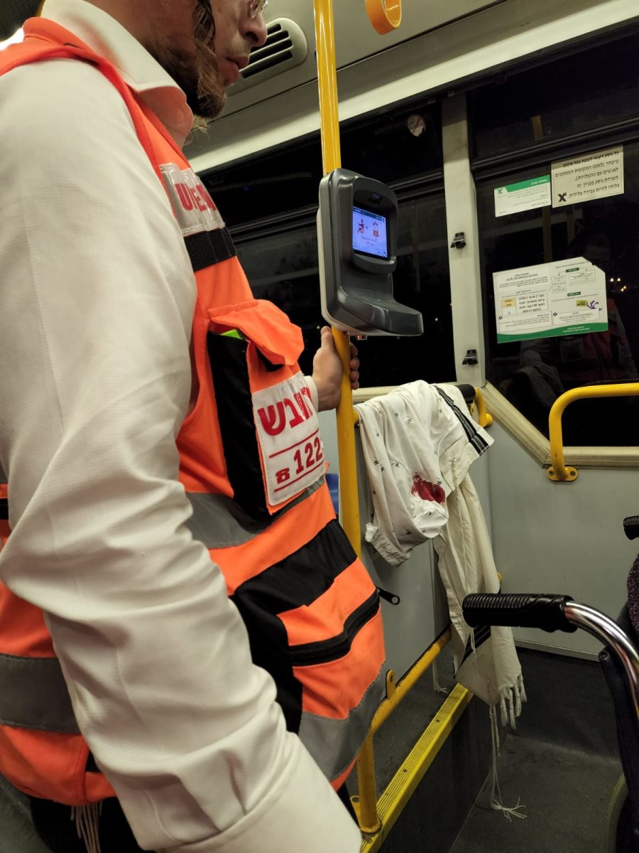 זירת הפיגוע. צילום: דוברות איחוד הצלה 