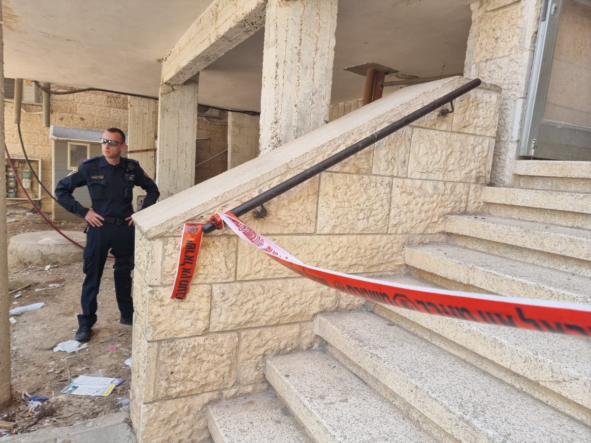 זירת האירוע. צילום: דוברות המשטרה זירת האירוע. צילום: דוברות המשטרה