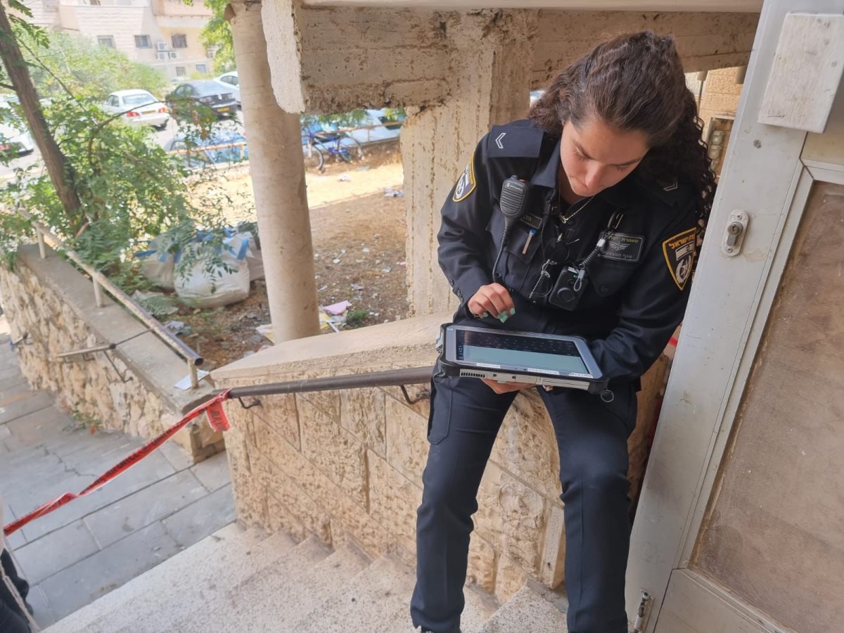 זירת האירוע. צילום: דוברות המשטרה 