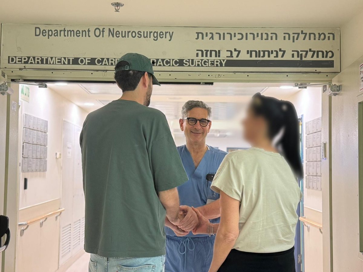 ד"ר דני פינק, יעל וא'. קרדיט צילום: אפרת פרג'ון, שערי צדק.