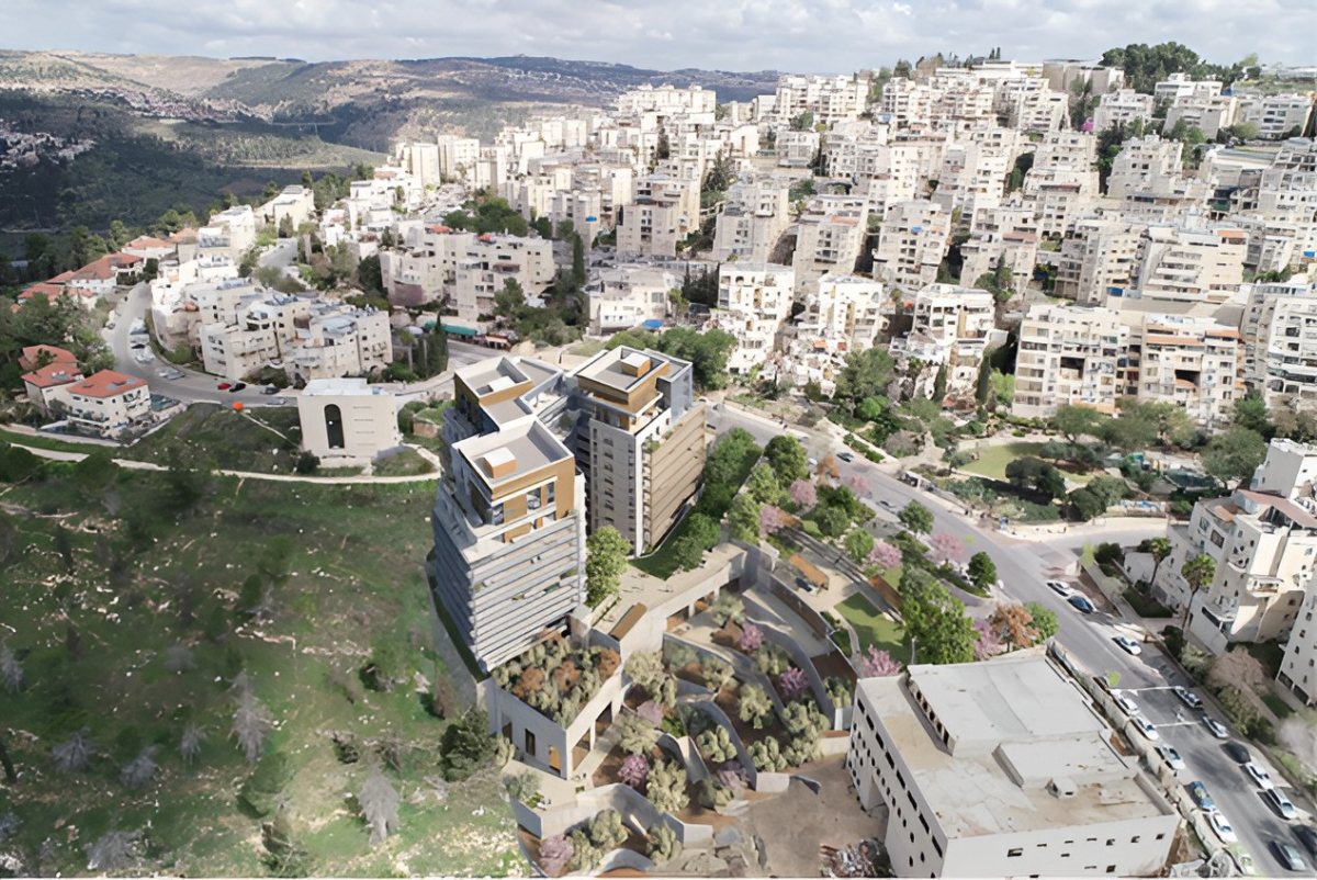 מתחם הרב יצחק חי טייב. קרדיט הדמיה: דלה פרגולה אדריכלים