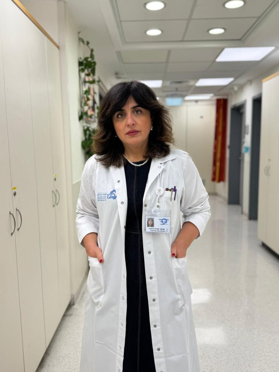  פרופ׳ לינדה שביט, מנהלת המכון לנפרולוגיה במרכז הרפואי שערי צדק. צילום: שערי צדק.