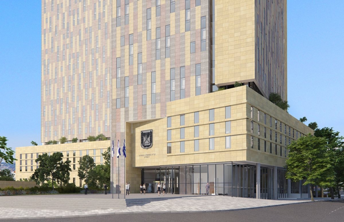 *קריית הממשלה המחוזית ברובע הכניסה לירושלים*. הדמיות: קולקר קולקר אפשטיין אדריכלים, Arceffect