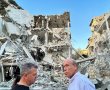 מבקר המדינה ונציב תלונות הציבור, מתניהו אנגלמן, ביקר בזירת הפגיעה ברמת גן