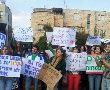 בשעה זו בירושלים הסטודנטים למדעי התזונה משביתים את הלימודים ומפגינים