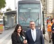 מקטע חדש של הרכבת הקלה בירושלים נפתח לנסיעות הרצה
