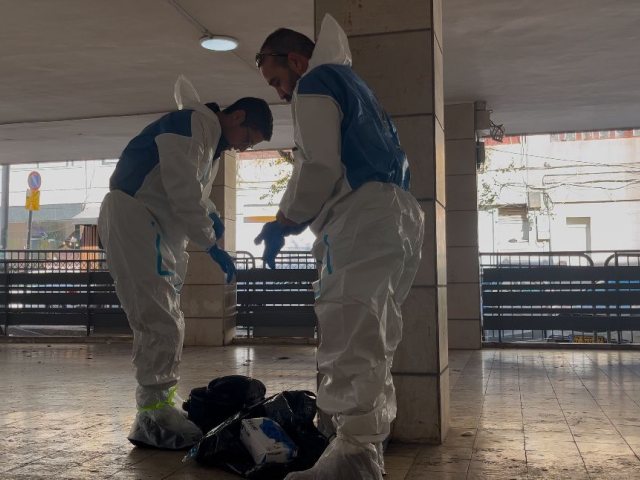 מזירת האירוע, צילום: דוברות המשטרה 