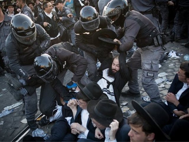 הפגנת באזור בר אילן. ארכיון פלאש 90