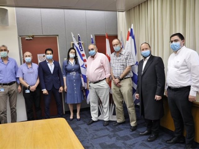 בתמונה: הנהלת מאוחדת במחוז ירושלים והמרכז הרפואי הדסה