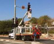 רמזורים עם נורות לד חסכוניות מותקנים ברחבי באר שבע