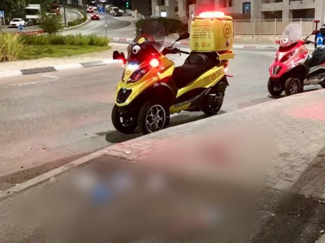 זירת האירוע. צילום: תיעוד מבצעי מד"א