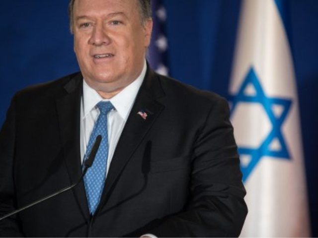 מייק פומפאו. צילום: הדס פורוש, פלאש 90