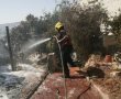 פצוע קל בשריפת שפרצה בין מספר בניינים בשכונת שיח ג'ראח