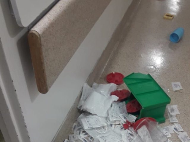 ההרס בבית החולים (צילום: דוברות הדסה)