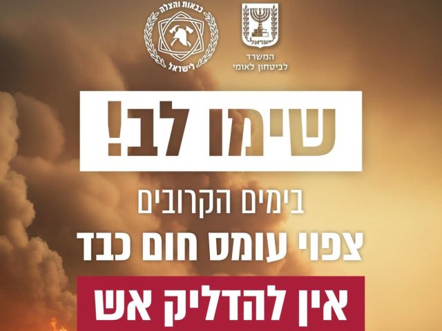 צילום: כבאות והצלה לישראל 