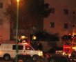 דרמה בברנע: שריפה פרצה הלילה בבניין באשקלון שפונה מדייריו