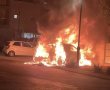 רכב הוצת באשדוד  ונשרף כליל (וידאו)