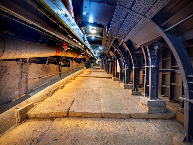 הרחוב המדורג המתוארך לימי בית שני. צילום: קובי הראתי, עיר דוד