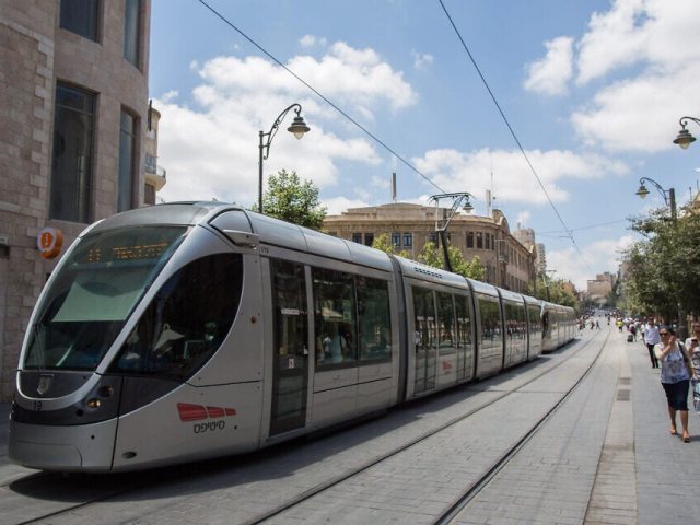 הרכבת הקלה. צילום: פלאש 90
