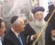  נשיא המדינה אושפיז  בסוכות הרבנים