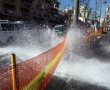 צינור מים ראשי ניזוק סמוך לבגין, חלק משכונות הדרום נותקו