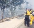 שריפה השתוללה בירושלים: צוותי כיבוי אש ממשיכים לכבות את השריפה 