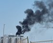 שריפה פרצה בעיר היין באשקלון, לא מדובר בפגיעת רקטה: 