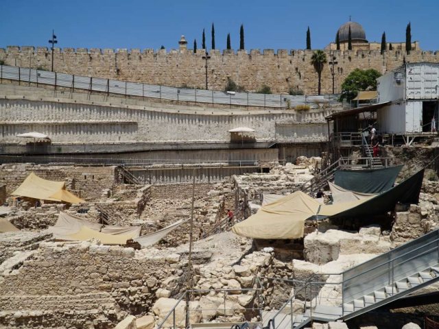 חפירות בעיר דוד. צילום: רשות העתיקות 