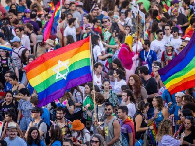 מצעד הגאווה בירושלים בשנת 2022. צילום: פלאש 90