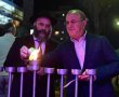 מאות מתושבי אשדוד חגגו בכיכר האורות: "לנצח את החושך"