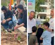 בטקס שתילה קהילתי נחנכה "הגינה של אלין" - לזכר הפעוטה שנהרגה בשעתו בתאונת הגדר המחרידה.
