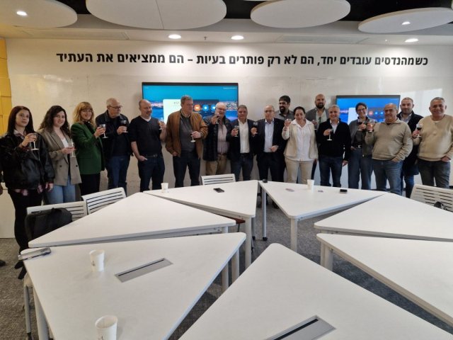 ישיבת הנהלה חגיגית-  התאחדות התעשיינים במרחב ירושלים