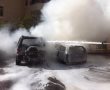 חשד להצתה: רכבים עלו באש ברחוב מבוא דקר בגבעה הצרפתית